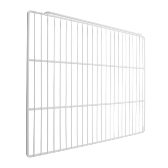 PBPBOX Metal Refrigerator Shelf Organizer White Wire Easy Cleaning for Home Users 1Pack