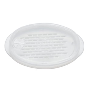PBPBOX Microwave Plate For Fish Steamed Fish Bowl Round Steaming Dish Easy To Clean Modern Kitchen Accessory