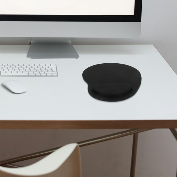 PBPBOX Ergonomic Wrist Rest Mouse Pad, Soft Black Cloth, Smoother Movements