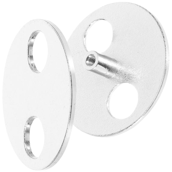 PBPBOX Diy Music Box Music Box Keys Metal Silver 2Pcs for Craft Enthusiasts