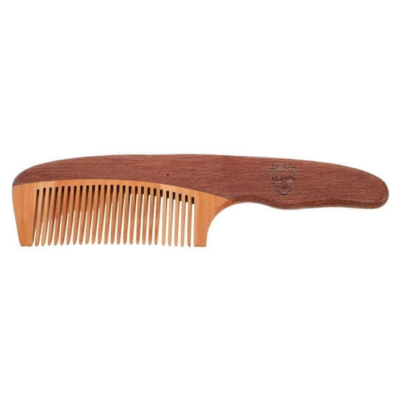 PBPBOX Pocket Beard Brush and Wooden Wide Tooth Comb for Men Versatile Beard Grooming