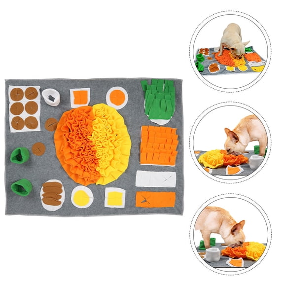 PBPBOX Dog Snuffle Mat Creative Dog Snuffle Mat Velvet Smell Training 1Pack