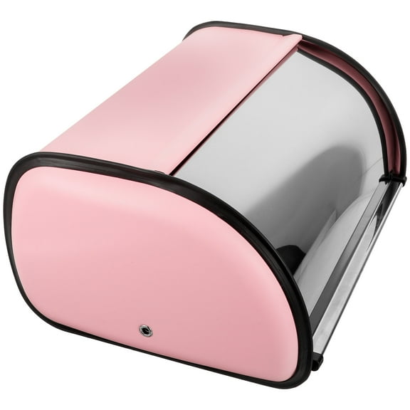 PBPBOX Stainless Steel Bread Storage Container in Pink for Kitchen and Bakery Use