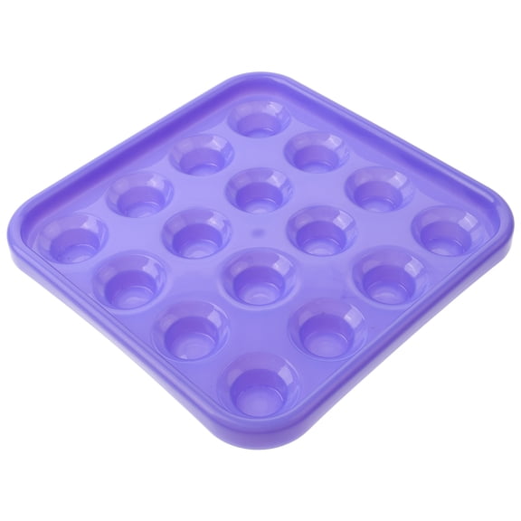 PBPBOX Pools Table Accessories Storage Purple Rectangular Plastic Game Tray 1Set