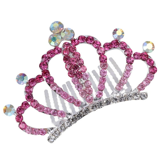 PBPBOX Princess Hair Clips Crown Headband Alloy Accessory for Children Performance 1Pack