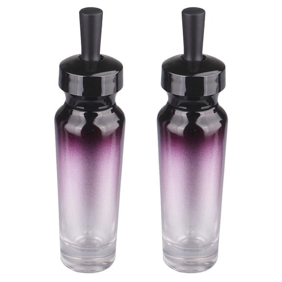 PBPBOX Purple Glass Dropper Bottles for Essential Oils 2Pcs Multipurpose Storage