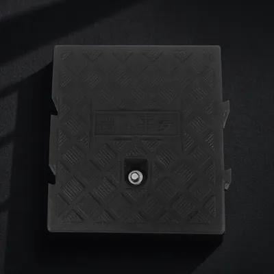 PBPBOX Ramp For Car Curb Ramp Black Plastic Garage Use 1Pcs