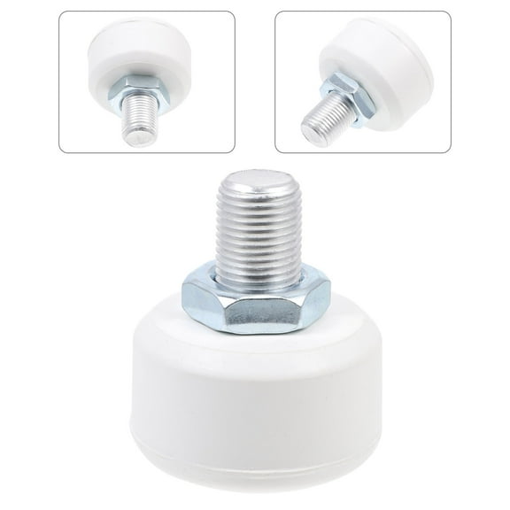 PBPBOX White Rubber Roller Skates Toe Stops with Large Braking Area for Smooth Control