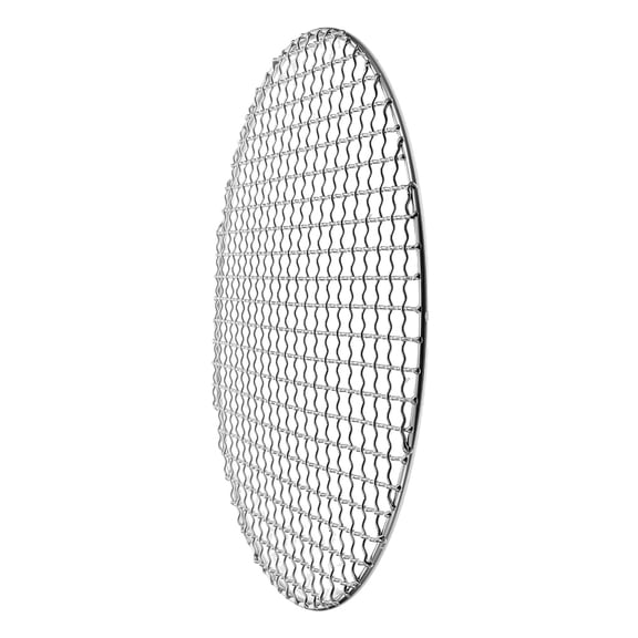 PBPBOX Portable Plated Silver Barbecue Mesh with Durable Iron Grid for Outdoor Grilling
