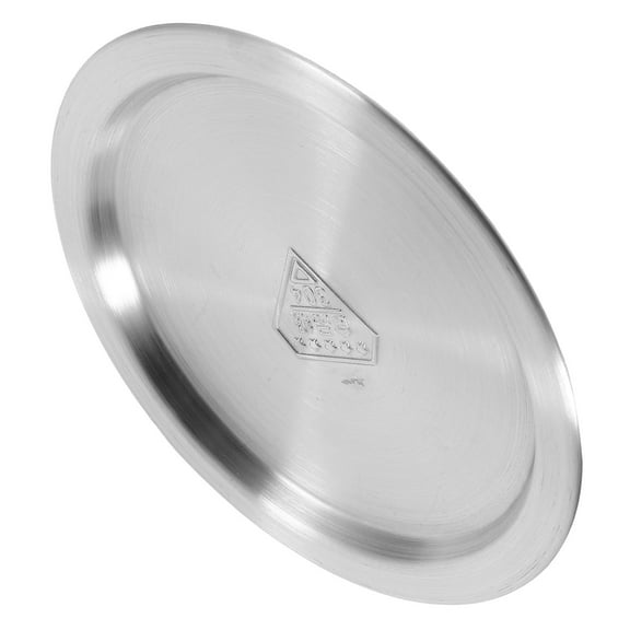 PBPBOX Round Universal Lid For Pots And Pans 1Pack Silver 304 Stainless Steel 14.2x14.2x0.7in
