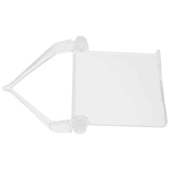 PBPBOX Clear Floating TV Shelf Rack for Router Storage Easy to Install Sturdy Design