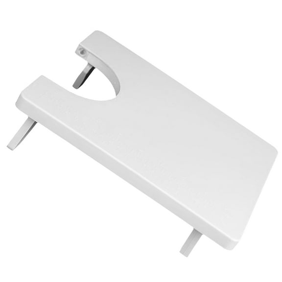 PBPBOX Portable Sewing Expansion Board for Sewing Machine White Plastic with Round Corner Edges