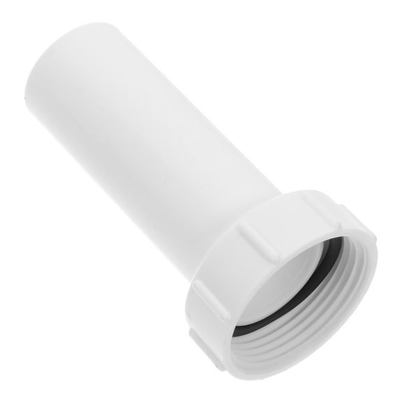 PBPBOX White PP Drain Hose Extension Pipe Connector Adapter for Under Sink and Kitchen Use