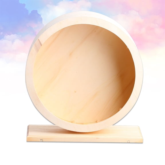 PBPBOX Pet Running Wheel for Small Animals Durable Quiet Exercise Wheel Beige