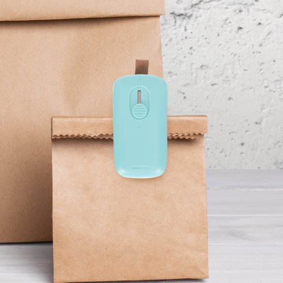 PBPBOX Snack Bags Sealer Mini Food Sealing Packing Machine Portable Mini Bag Sealer 1Pcs Blue Abs Plastic For Travel