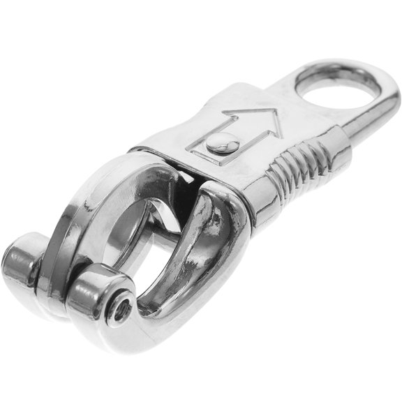 PBPBOX Plated Silver Panic Hook Quick Release Snap for Paracord and Fixed-Eye Riding Accessories Outdoor Use