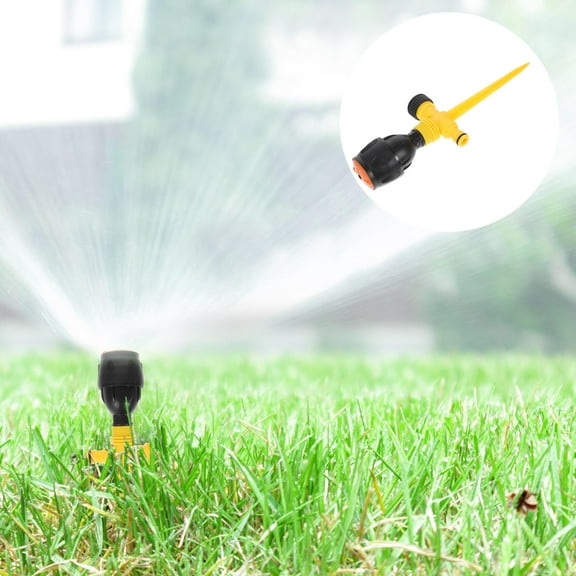 PBPBOX Automatic Garden Water Sprinkler with Durable Plastic and Rotary Spray Head