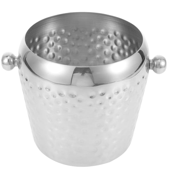PBPBOX Stainless Steel Ice Bucket Metal Wine Cooler Container Bar Beverage Bucket