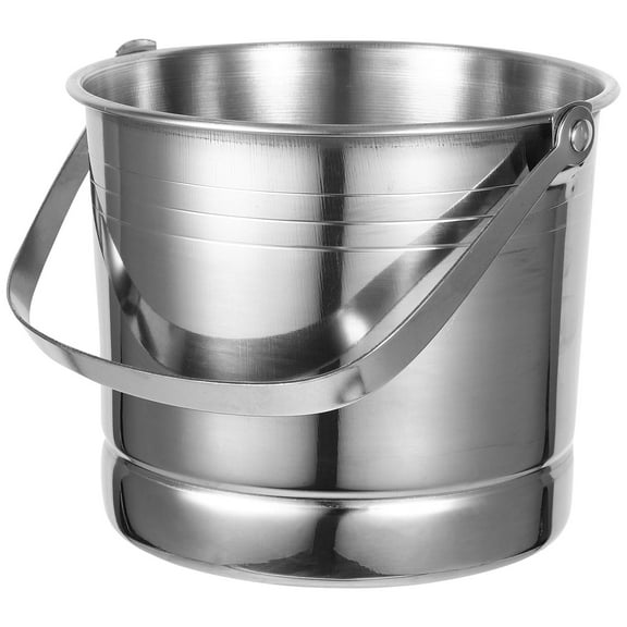 PBPBOX Stainless Steel Ice Cube Storage Bucket 1Pack Portable Beverage Bucket Suitable For Events And Nightclubs