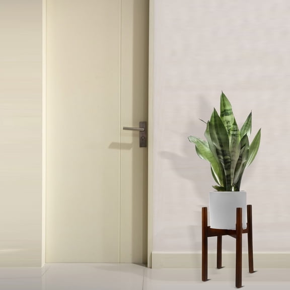 PBPBOX Balcony Shelf Wooden Flower Pot Stand 1Pack