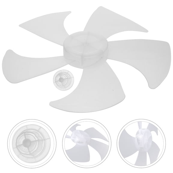 PBPBOX Fans Cooling Bedroom Electric Fan Blade White Replacement 1Pcs