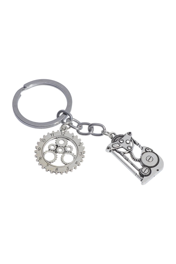 Steampunk Ornaments Keychain Metal Keychains 1Pack for Party Supplies Decor