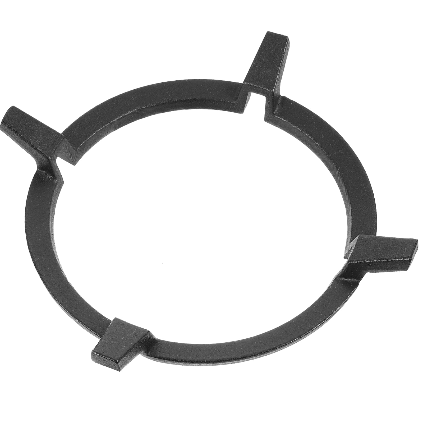 PBPBOX Metal Gas Stove Rack Black Cast Iron 1Pack Flat Bottom ...