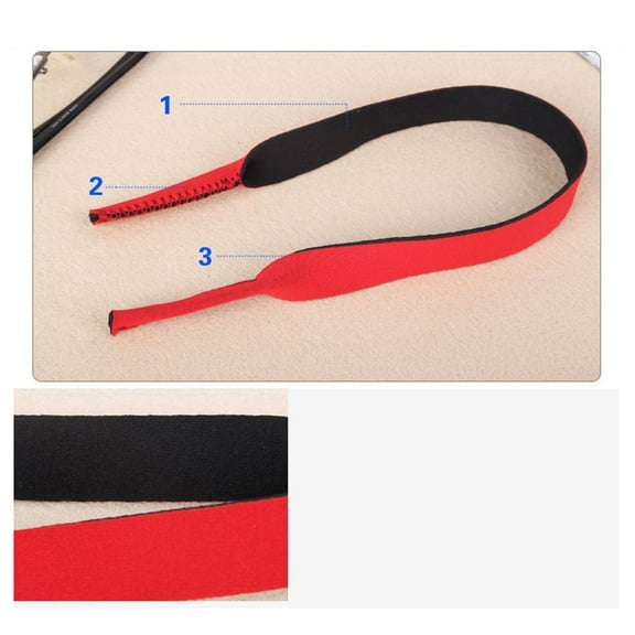 PBPBOX Sunglasses String Glasses Strap for Swimming Neoprene Red 1Pcs