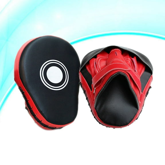 PBPBOX Red Boxing Mitts for Training Use with Ultra Lightweight PU and Breathable Mesh