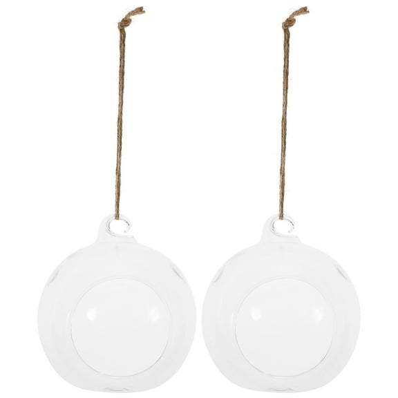 PBPBOX Globe Terrarium Transparent 2Pcs 3.93X3.93X3.93In