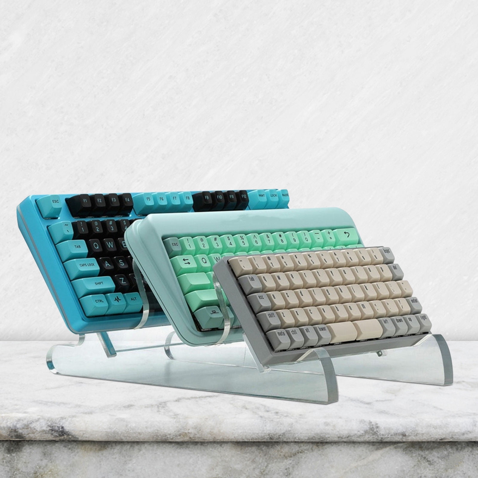 PBPBOX Clear Acrylic Keyboard Display Stand for Office and Home ...