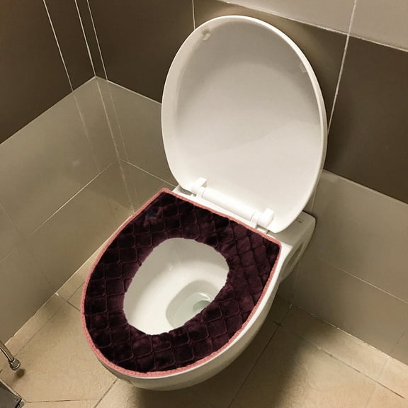 PBPBOX Toilet Seat Cover Warmer Plush for Comfortable Use 1Pack