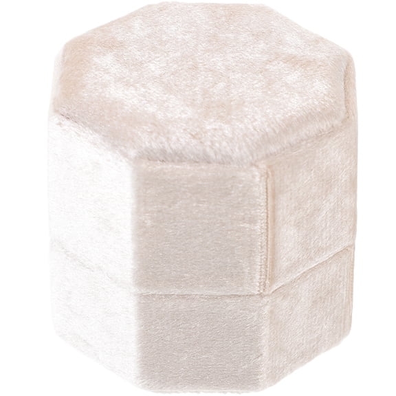 PBPBOX Flannelette Ring Box for Engagement and Wedding Ring Presentation