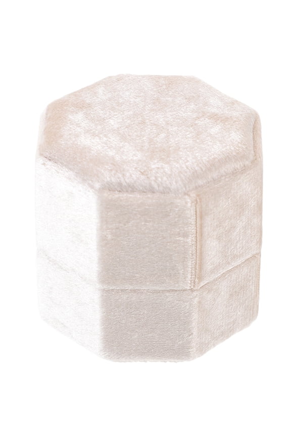 Flannelette Ring Box for Engagement and Wedding Ring Presentation