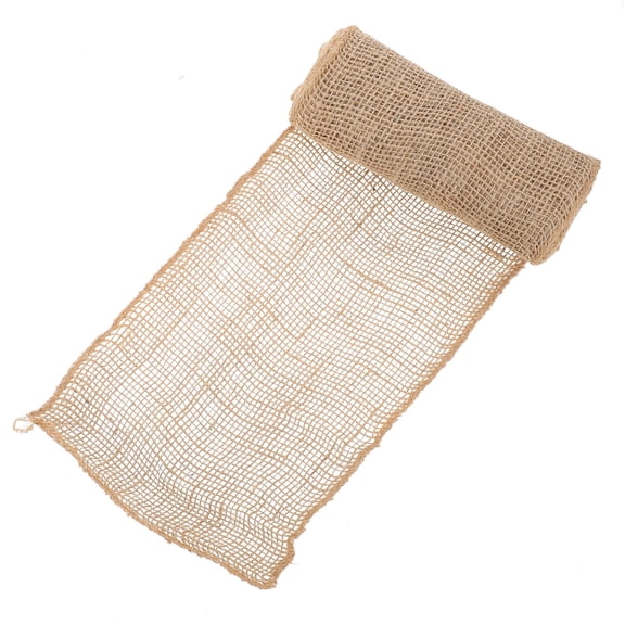 PBPBOX Khaki Linen Tree Trunk Wrap Burlap Plant Cover for Winter Frost Cold Proof