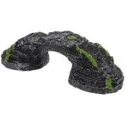 PBPBOX Fish Tank Decoration Turtle Basking Platform Grey Resin 1Set