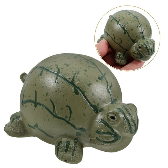 PBPBOX Realistic Green Resin Tortoise Figurine Decorative Hawaii Sea Turtle Garden Ornament