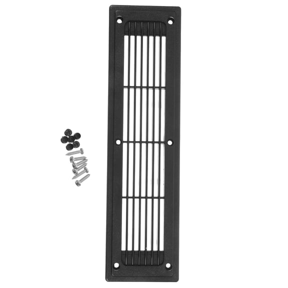 PBPBOX Floor Register Mesh Vent Cover Plastic Black 1Pcs for Central Air Installation