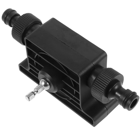 PBPBOX Electric Drill Pump for Water and Oil Transfer Black Portable Self Priming Liquid Pump
