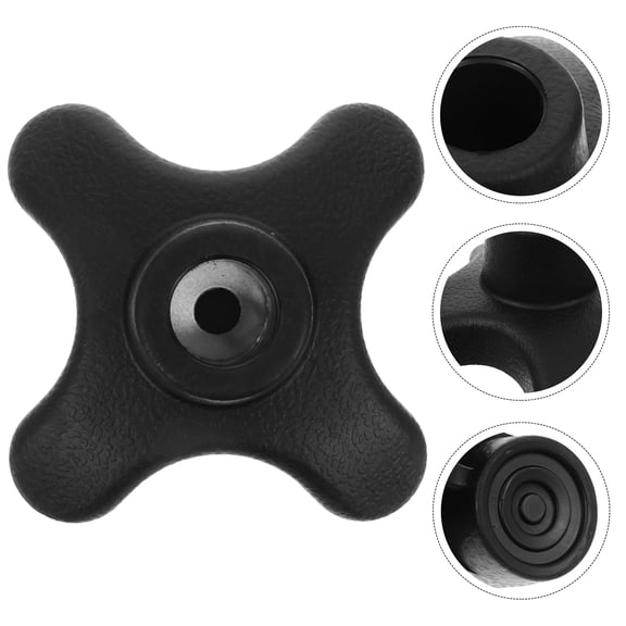 PBPBOX Cane Tip Protector Rubber Black for Elderly Users Skid Protection 1Pack