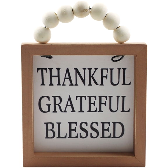 PBPBOX Wall Signs Wall Wood Sign White 1Pack Rustic Homeowners Decor