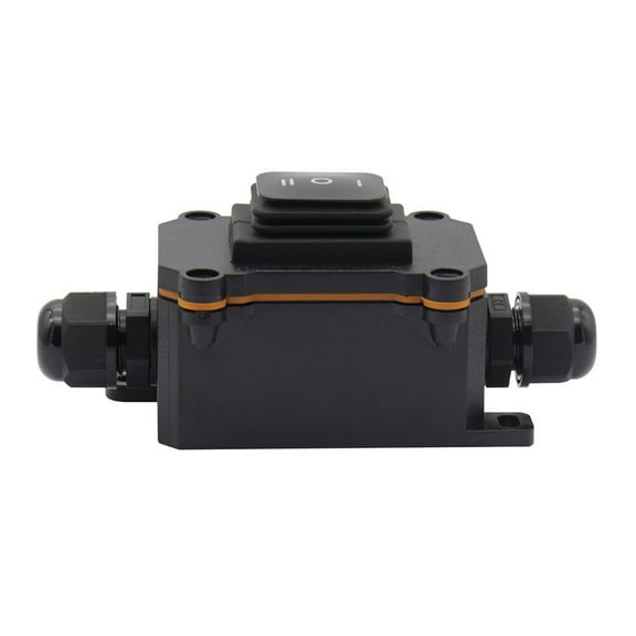 PBPBOX Thickened Shell Junction Box with 3 Gear Switch for Water Pump and Washer