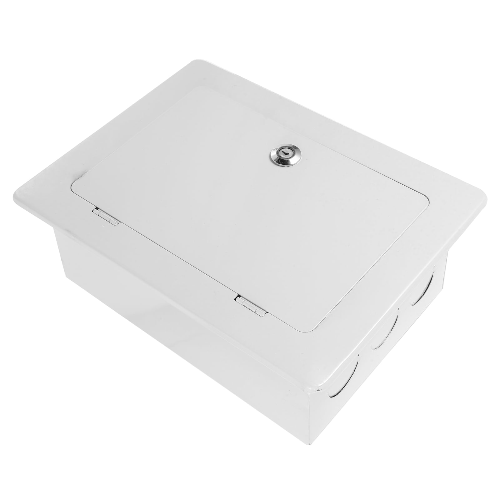 PBPBOX White Metal Electrical Box for Outdoor Use Weatherproof Breaker Box for Home