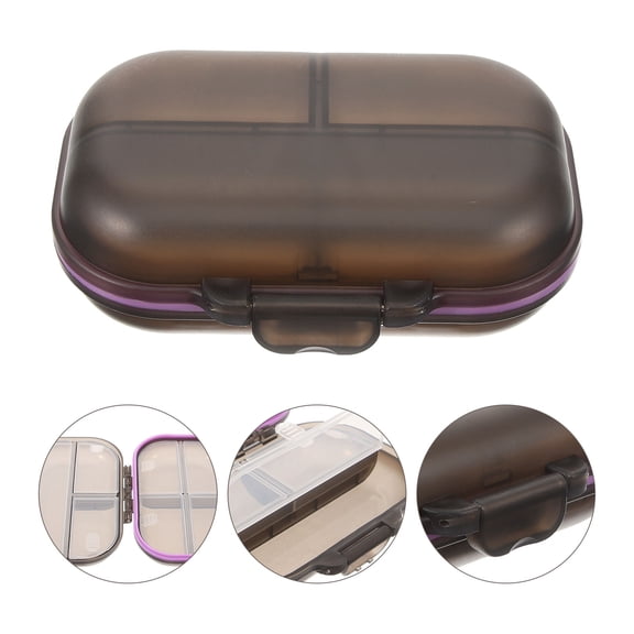 PBPBOX Travel Pill Organizer Medication Organizer Wheat Straw 1Pack