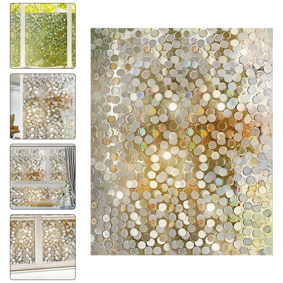 PBPBOX Clear Privacy Film For Windows Window Film Multi-colored 1 Roll