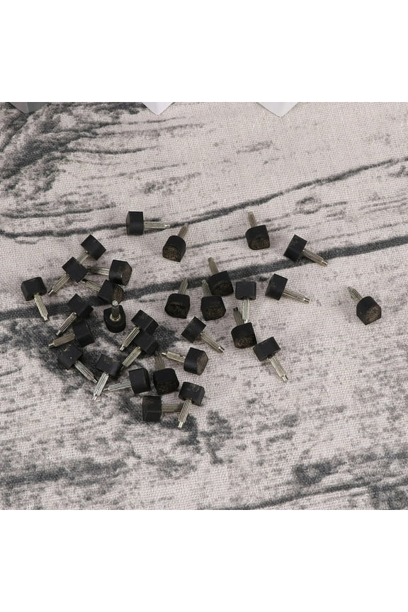 Women Shoe Heel Tip Replacement 30Pcs Rubber for Heels Soles Walking