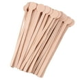 thumbnail image 1 of PBPBOX 50Pcs Wood Stirrer Coffee Sticks Reusable Mixing Rods for Bars Cocktails and Cold Drinks, 1 of 7