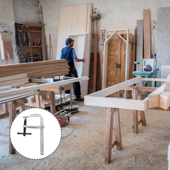 PBPBOX Silver F Clip Woodworking Clamp Carpenter Tool Fast Clip Durable