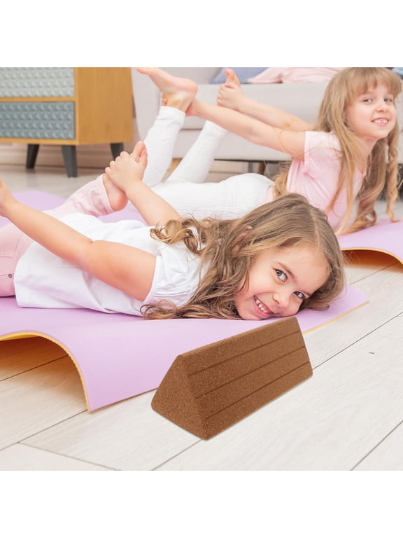 Yoga Block Bulk Cork Triangle Yellow 1Pcs for Yoga Beginners