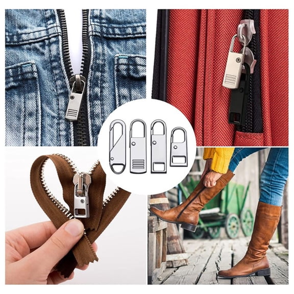 PBPBOX Detachable Alloy Zipper Kit for Puller Luggage Repair Clothing